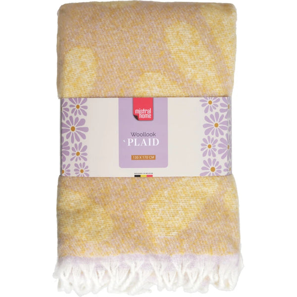 Tutti Mistral Home Plaid bloem beige lila