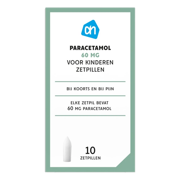 Paracetamol voor kinderen zetpillen 60mg