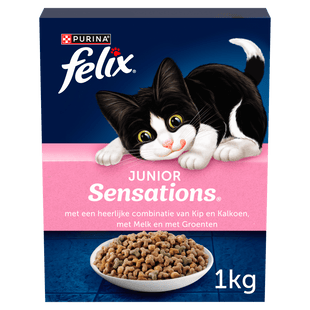 Felix Sensations Junior kattenvoer kip&melk