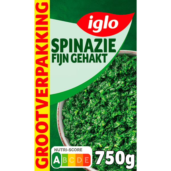 Iglo finely chopped spinach