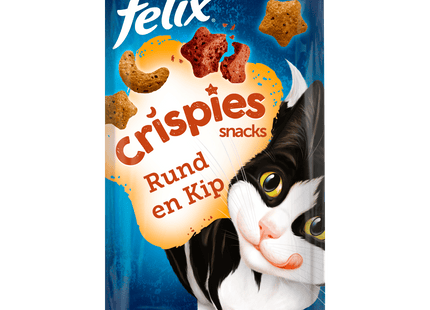 Felix Crispies kattensnacks rund & kip