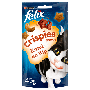 Felix Crispies kattensnacks rund & kip