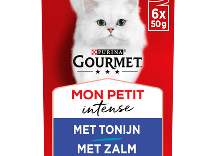 Gourmet Mon Petit Intense cat food fish