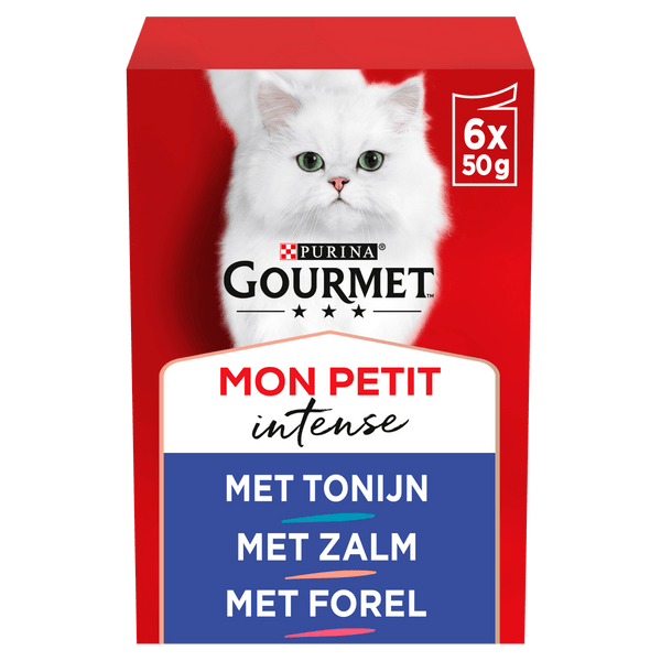 Gourmet Mon Petit Intense Katzenfutter Fisch