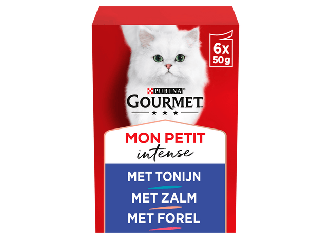 Gourmet Mon Petit Intense Katzenfutter Fisch