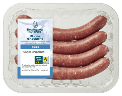 Boerentrots Runder Chipolata