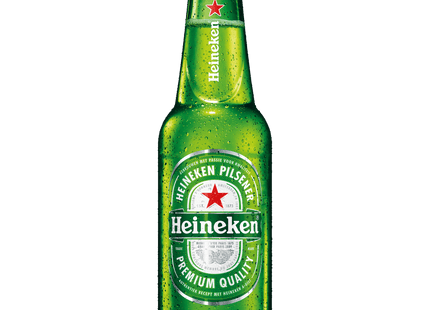 Heineken Premium pilsner beer bottle