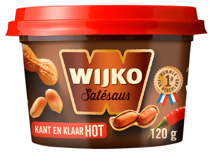 Wijko Satésaus hot kant en klaar