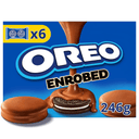 Oreo-Kekse umhüllt mit Milchschokolade