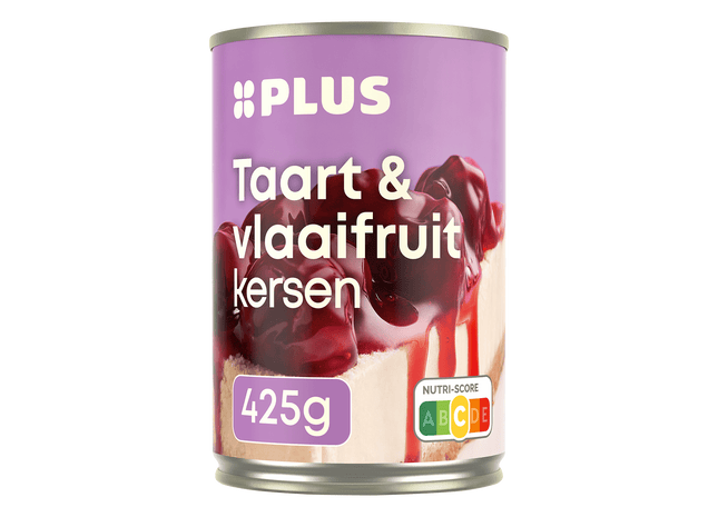 taart en vlaaifruit kersen