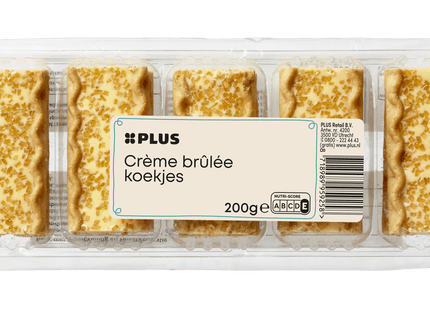 Crème brulée koekjes