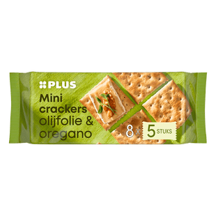 Mini crackers olijfolie & oregano  Dutchshopper