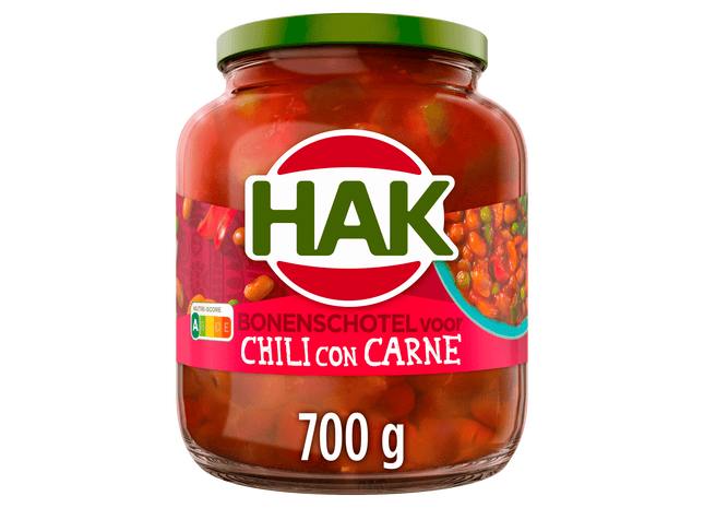 Hak Bonenschotel Chili con carne