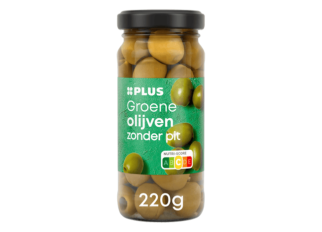 Groene olijven zonder pit