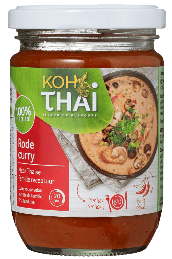 Koh Thai Curry pasta rood
