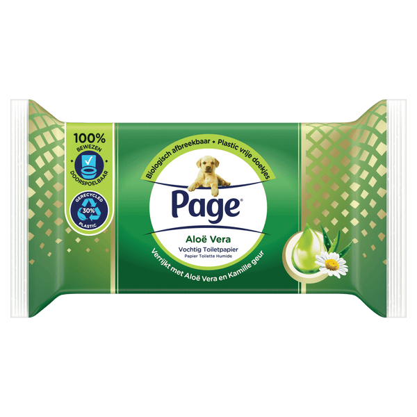 Page Aloë vera vochtig toiletpapier