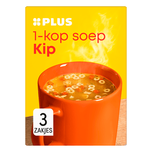 1 kops soep Kip