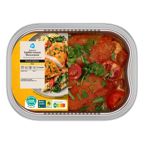 Ovenschotel kipfilet tomaat mascarpone