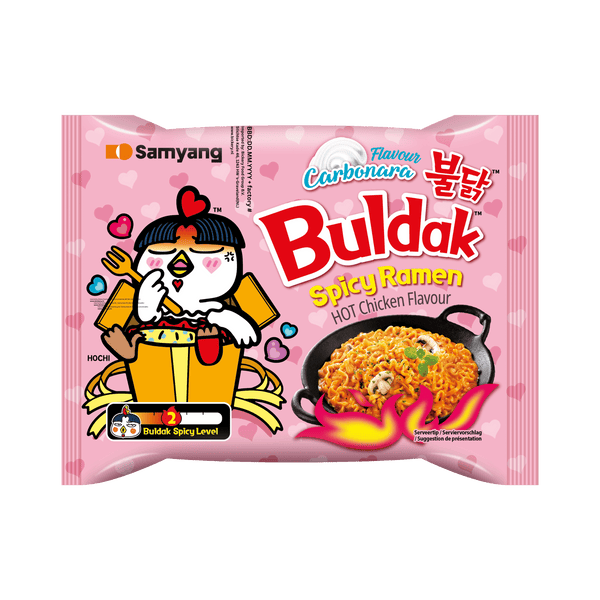 Samyang scharfe Hähnchen-Carbonara-Instant-Nudeln