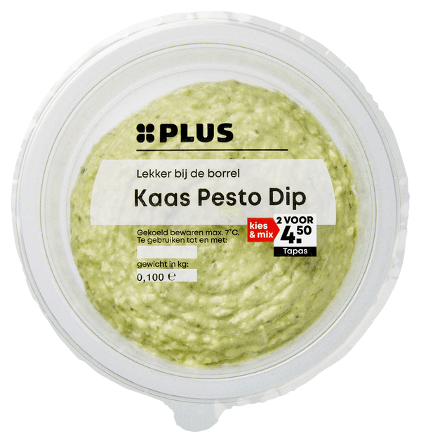 Cheese-pesto dip
