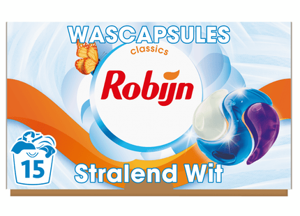 Robijn 3-in-1 classics capsules stralend wit