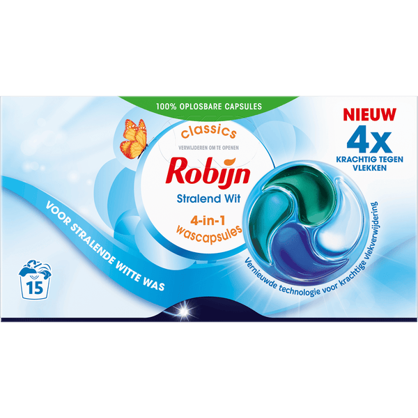 Robijn 3-in-1 Klassiker Kapseln strahlend weiß