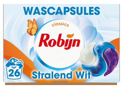 Robijn 3-in-1 classics capsules stralend wit