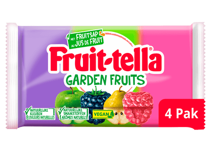 Fruittella Garden fruits vegan 4-pack