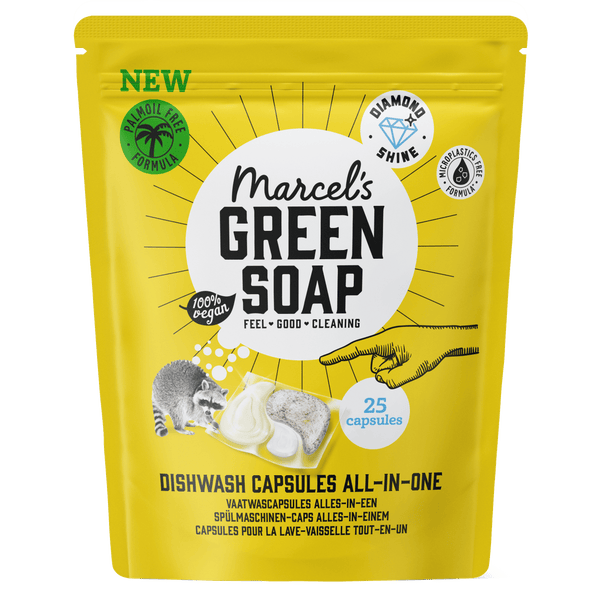 Marcel's Green Soap All-in-One Dishwasher Capsules