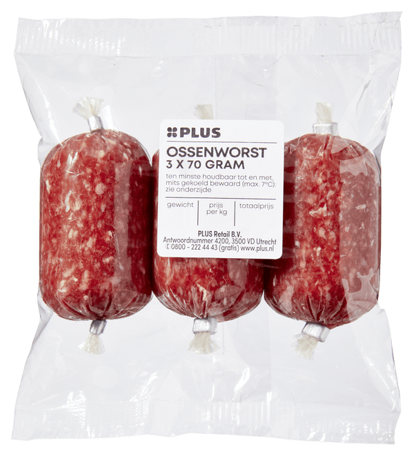 Beef Sausage 3 x 70 grams