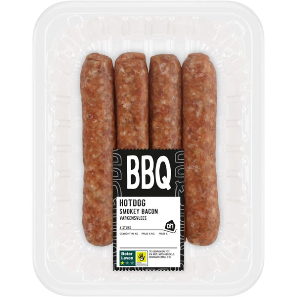 BBQ hotdog smokey bacon