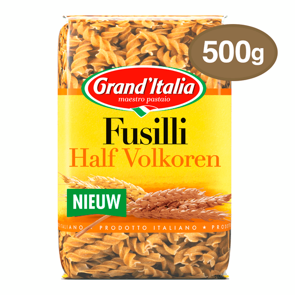 Grand'Italia Halb Vollkorn Fusilli Nudeln