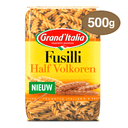 Grand'Italia Half Volkoren Fusilli pasta