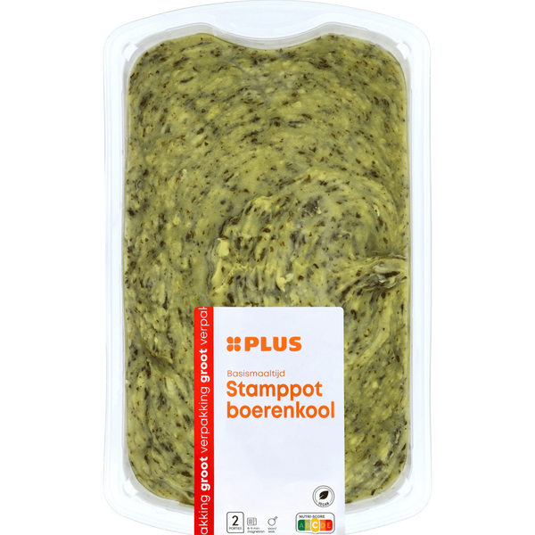 Mashed potatoes with curly kale