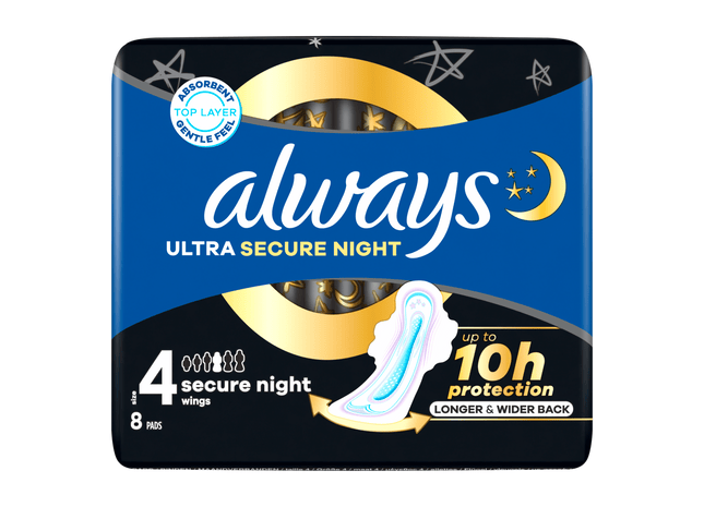 Always Ultra Secure Night SP 8ct