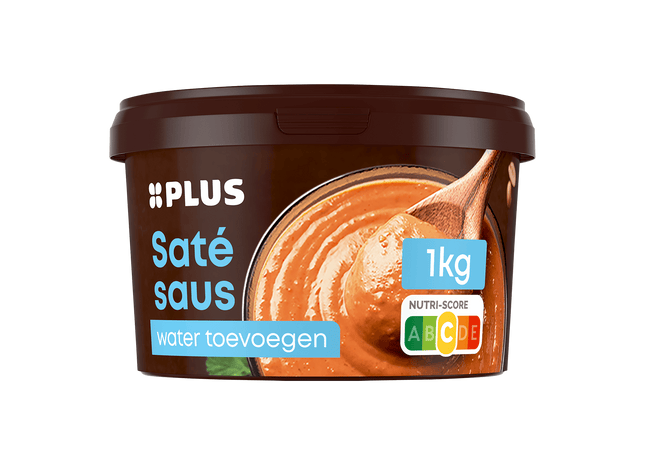 Satésaus geconcentreerd