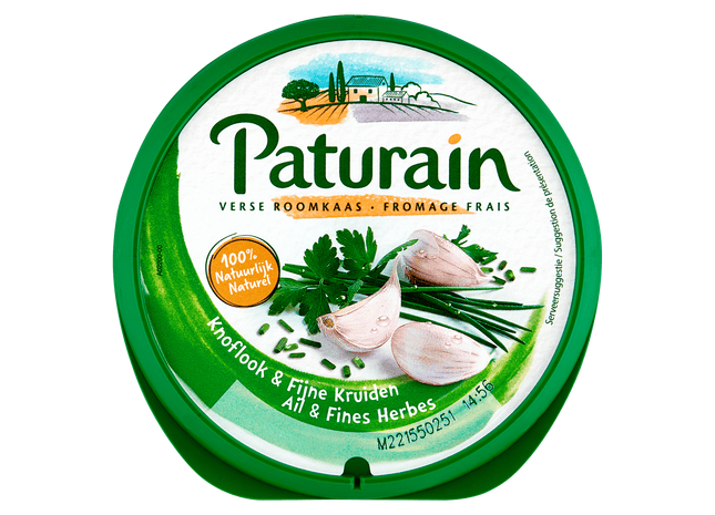 Paturain Roomkaas knoflook & fijne kruiden