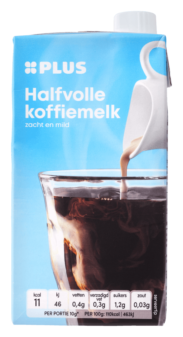 Halfvolle koffiemelk