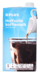 Halfvolle koffiemelk