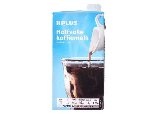 Halfvolle koffiemelk