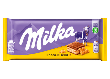 Milka Chocolate bar choco biscuit