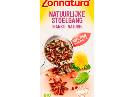 Zonnatura Tea natural bowel movement organic