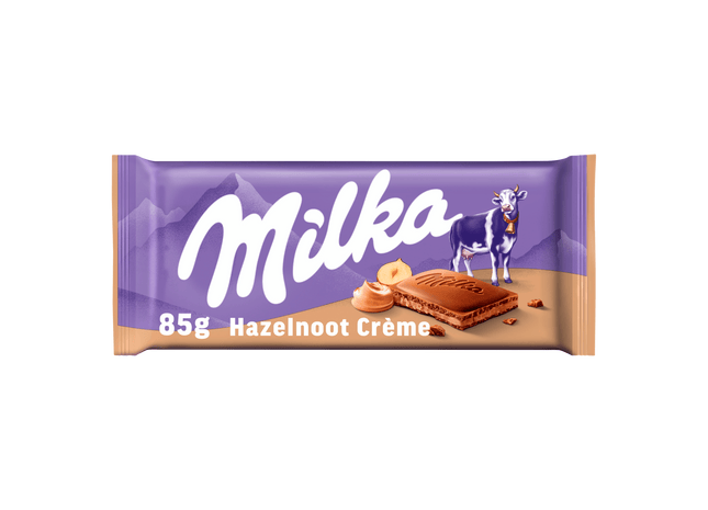 Milka Chocoladereep Hazelnoot Creme