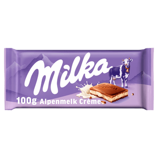 Milka Chocoladereep Alpenmelk Creme