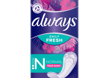 Always panty liners fresh normal fresh scent