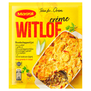 Maggi-Auflauf mit Chicorée-Sahnesauce
