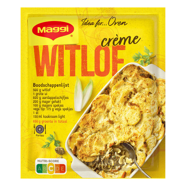 Maggi Auflauf Chicorée mit Sahnesoße