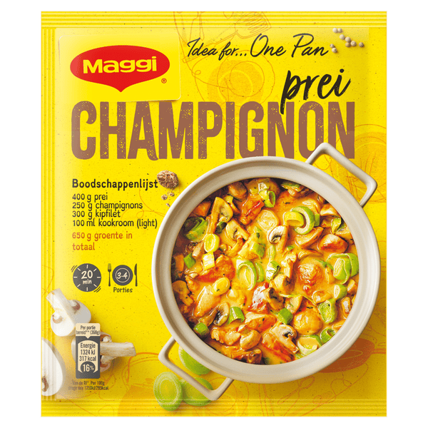 Maggi Holländische Pfanne Champignonsoße