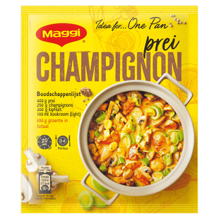 Maggi Hollands pannetje champignonsaus