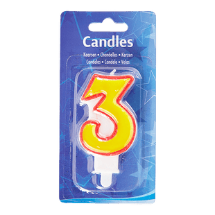 Folat Cijferkaars nummer 3  Dutchshopper